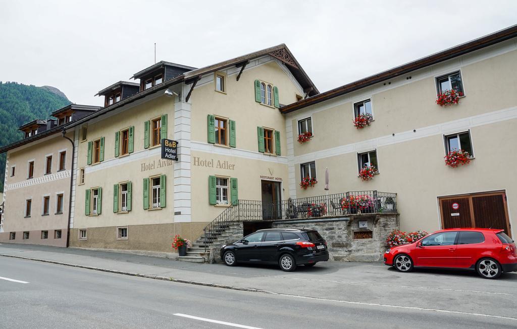 Hotel Adler Garni Zernez Exterior foto