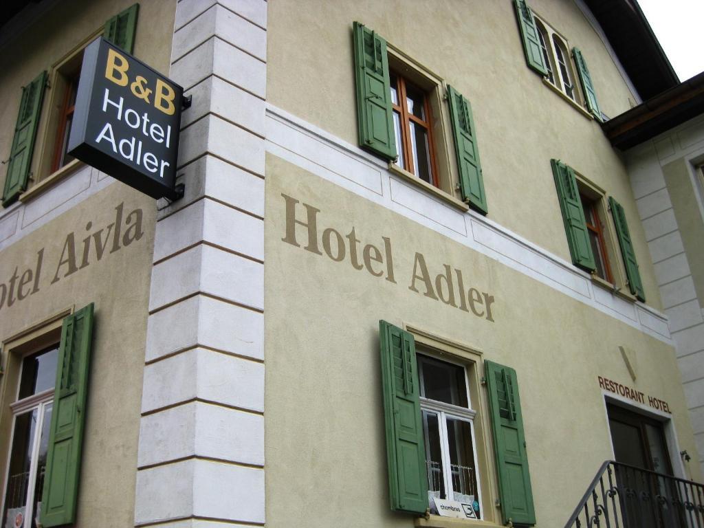 Hotel Adler Garni Zernez Exterior foto